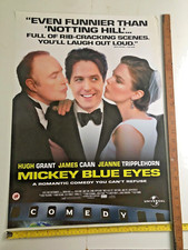 MICKEY BLUE EYES -1999 Hugh Grant James Caan Jeanne Tripplehorn DVD Movie Poster