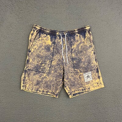 Vintage Billabong Bad Billys Shorts Mens Size 32 Yellow Acid Wash Surfer Skater