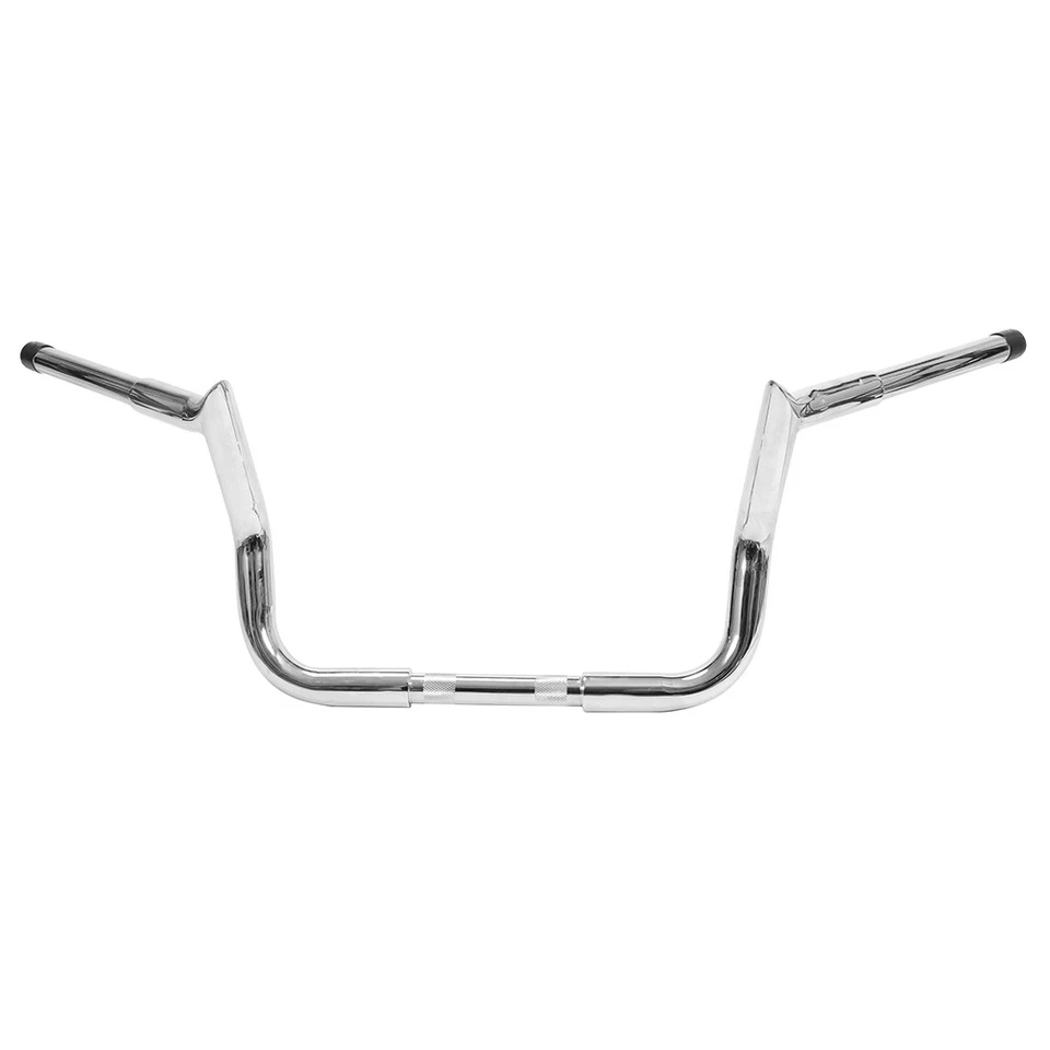 Chrome 10" Meathook Handlebars 1 1/4" Bar For Harley Street Glide Special 86-UP - Image 4 of 4