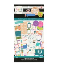 513 PC TROPICAL BOHO Me My Big Ideas 365 The Happy Planner Stickers