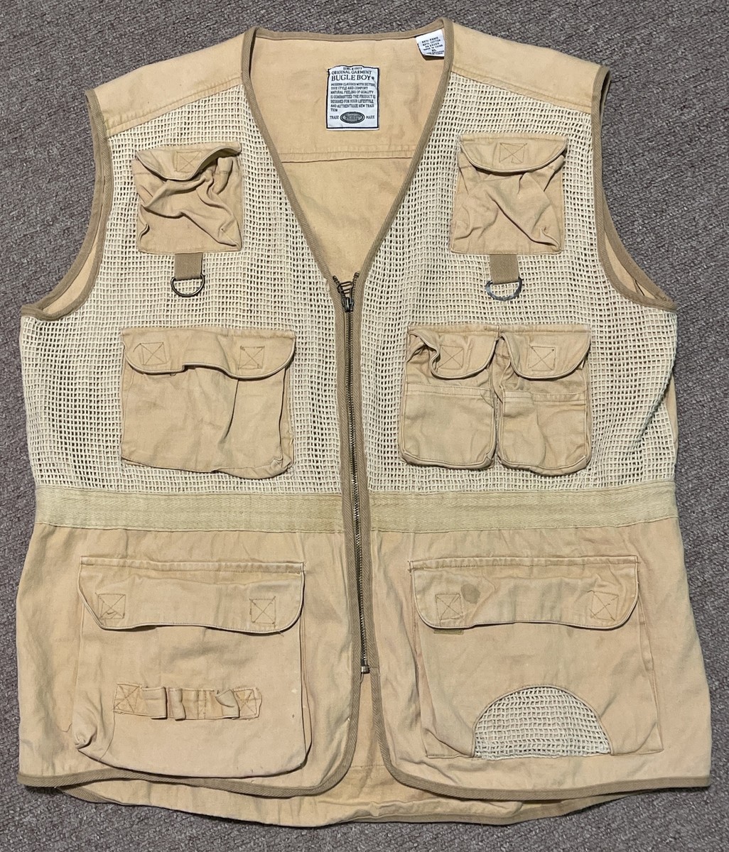ウェア 90s BUGLEBOY camerabest Vintage 90s XL Bugle Boy Tactical Vest Cargo Photography Art