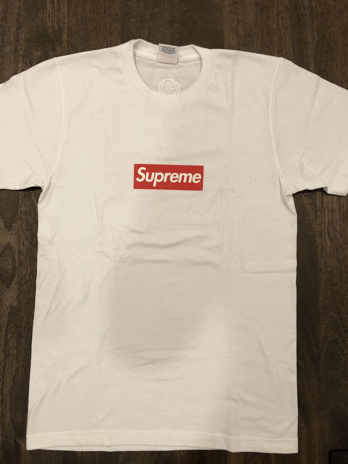 Supreme Box Logo 20th Anniversary Tee SS2014 White Size M 100% Authentic T- Shirt