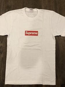 Supreme 20th Anniversary Box Logo SS14 Tee T-shirt White Small - 100% authentic | eBay