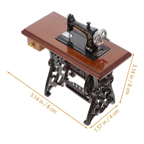 Máquina de Coser Colección Miniatura Escena Modelo Miniatura Máquina de Coser - Imagen 7 de 12