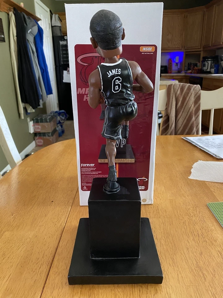 Lebron James NBA MVP Trophy 14”+ Bobblehead NIB Very Rare - Image 3 of 4