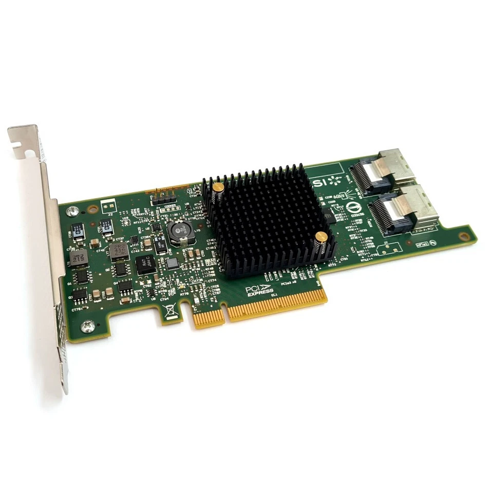 Broadcom 9207-8i SAS2308 6G SATA SAS HBA PCIe x8 Avago LSI00301 ZFS IT modalità - Immagine 4 di 4