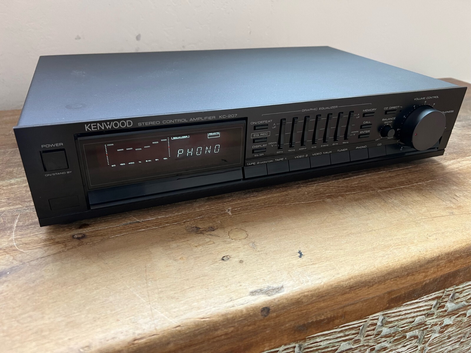Vintage Kenwood KC207 Stereo Preamplifier eBay