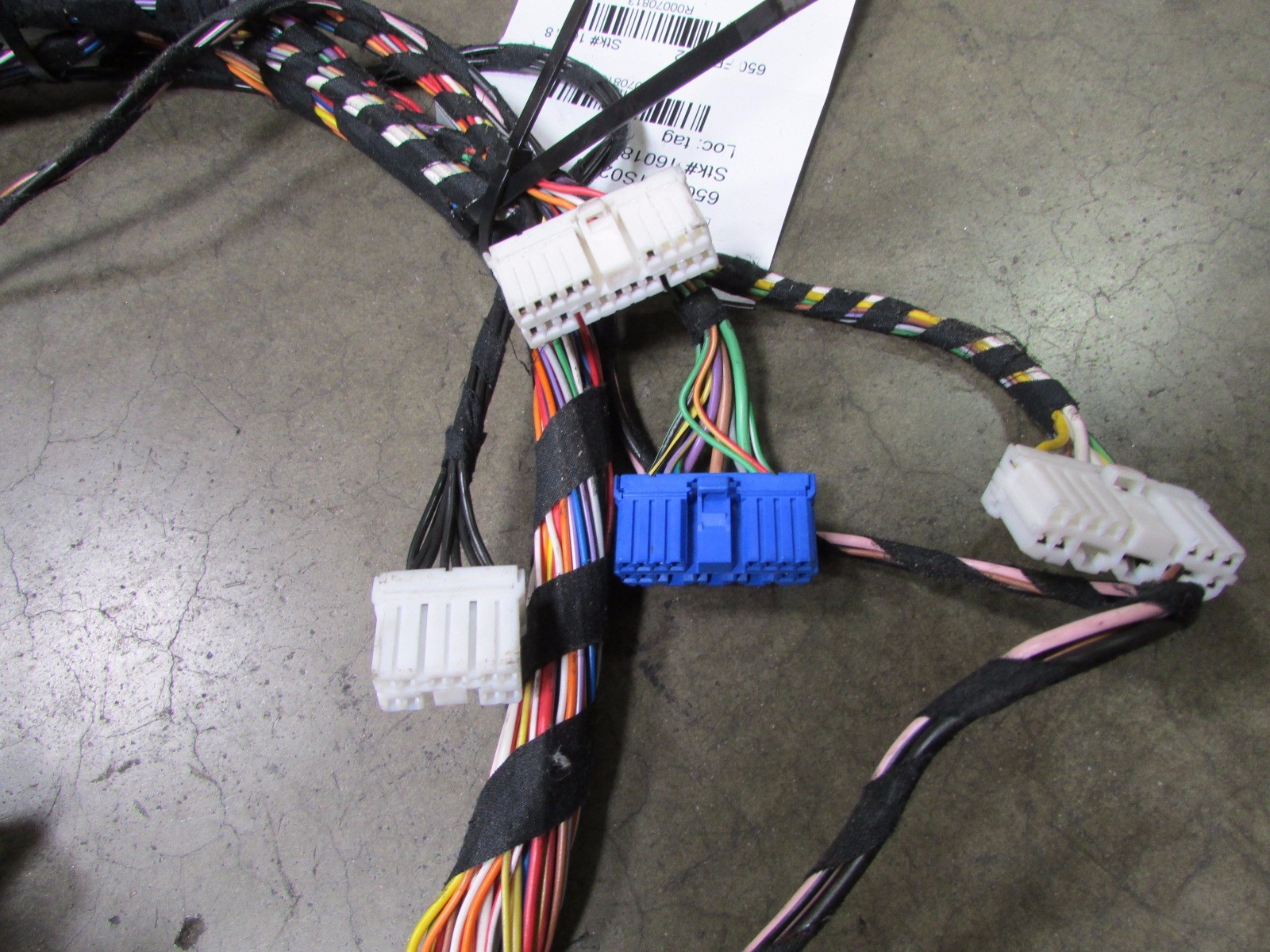 Ferrari 360, LH, Left Rear Tunnel Wiring Harness, Used, P/N 188899