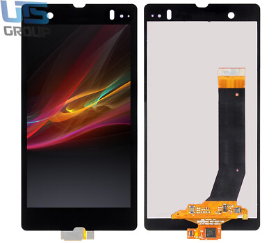 Für Sony Xperia Z C6603 L36h LCD Bildschirm Display Touchscreen Schwarz