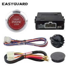 Top Keyless Push Button Compatible With Factory Key Fob Remote Engine Start Kit
