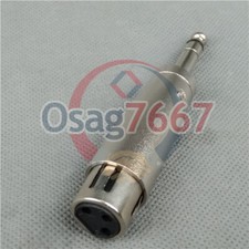 ONE XLR Female Adapter to 1/4" Stereo TRS Connector NEW