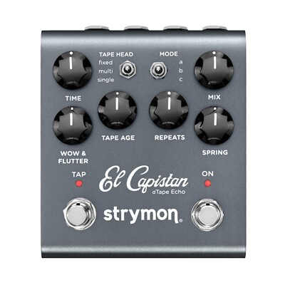 New Strymon El Capistan V2 dTape Echo Guitar Effects Pedal