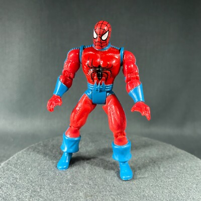 #ad Marvel Web Splashers Hydro Blast Spider Man 5 Inch Action Figure 1995 Toybiz $4.00