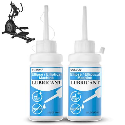 2 Pcs Elliptical Exercise Machine Lubricant, Lube Apply To Under Desk Ellipse