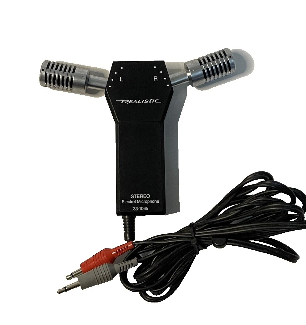 Micrófono vintage Realistic equipos de audio profesional Vintage