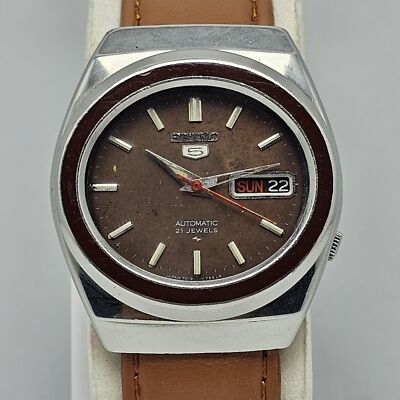 Seiko 5 Automatic 7019-7420 Day/Date Vintage Men's Watch | eBay