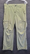VTG Ralph Lauren Polo Jeans Co Pants Women's Sz 8 Brown Cargo Military