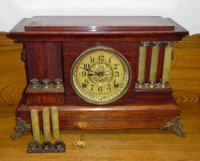 Antique Seth Thomas Adamatine Mantel Clock - As Seen