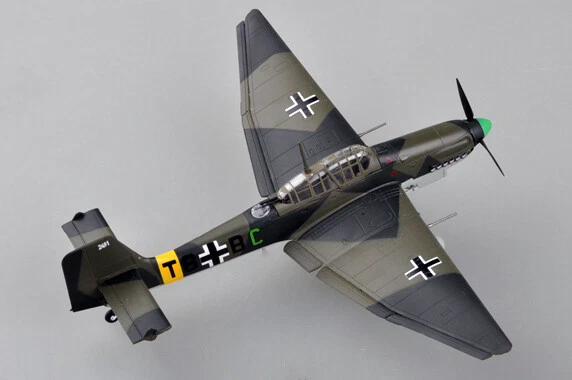 Easy Model 1/72 Germany Ju-87D-1 Stuka 2./StG.2 1942 Fighter Plastic Model#36385 - Image 3 of 4