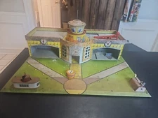 VTG T Cohn Superior Tin Litho Airport Set - AS IS - INCOMPLETE Some Features Fun