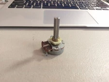 NOS Clarostat 1Meg Potentiometer Spline 1" Shaft  Reads Around  820K 