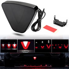 Coche F1 Estilo Triángulo LED Parachoques Trasero Parachoques Trasero Tercera Luz Estroboscópica de Freno Universal