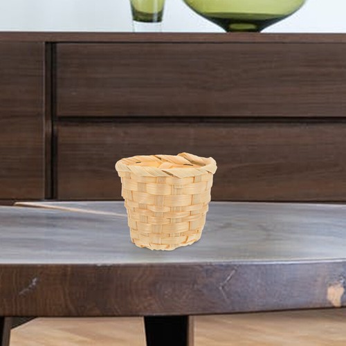 4Pcs Decorative Woven Storage Baskets for Fruits Snacks and Gift Giving - Picture 3 of 12