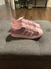 Adidas Originales Superstar Iconos Minimalistas Gamuza Shell Puntera Hombres Talla 4/Wm 5.5