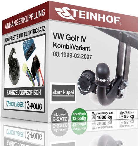 AHK solid Für VW GOLF IV Kombi Variant 99-07 E-SATZ 13p ...