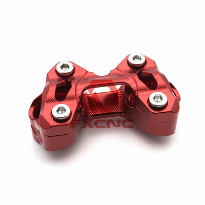 FXCNC Red 22mm 7/8'' Handle Bar Clamp Handlebar For M696 Monster 1100/EVO 09-13