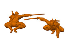 Human Armored Shinobi 2  Bushido Vol. 2  YourNeighborKnight  D D Miniature