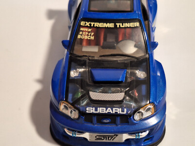 Kentoys Subaru STI 1:24 Tunning 1/24 Car Race Car Advertising