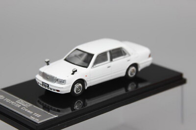 GCD 1/64 Scale Crown JZS155 White RHD Diecast Model Car Toy Gift