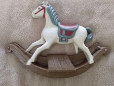 Vintage Burwood Rocking Horse Wall Decor