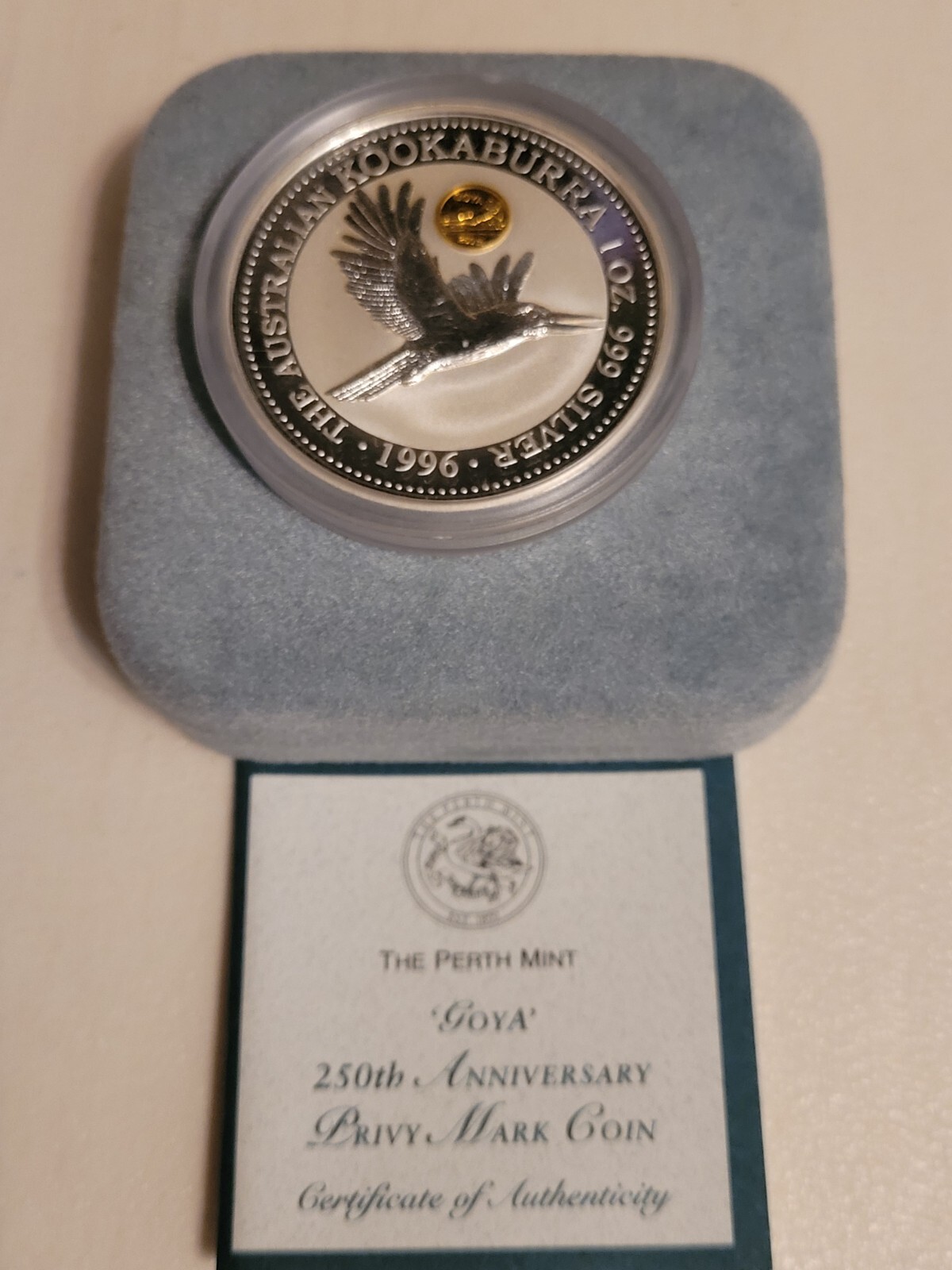 KOOKABURRA1996GOYA-p.m.1394/2500-1OZSILVER-100%NEW!!!