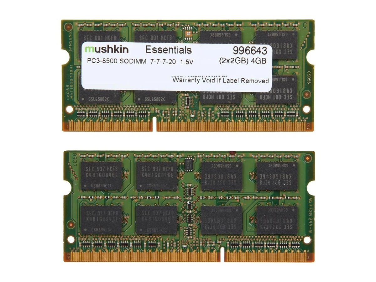 Mushkin Enhanced PC3-8500 (DDR3-1066) DDR3 SDRAM Memory (RAM) for