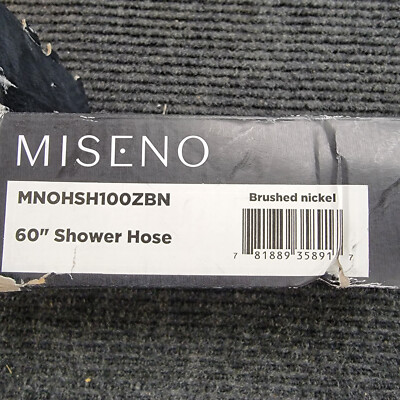 Miseno 60'' Hand Shower Hose 1/2'' Connections PVD Brushed Nickel | MMNOHSH100ZBN