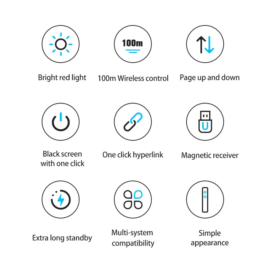 Laser Presentation Pointer 2.4G Wireless Demonstration for PowerPoint E5R1 - Image 2 of 4