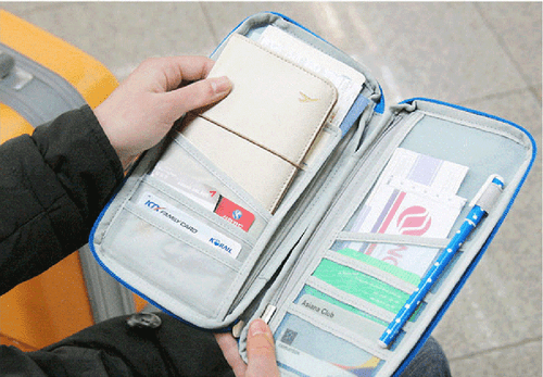 US 1 Stück Reisebrieftasche Reisepassetui Zubehör Dokument Organizer Tasche Etui - Bild 20 von 34