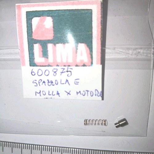 LIMA-RICAMBIO-600875-SPAZZALA E MOLLA PER MOTORI "G" SCALA "HO" NUOVE | Zustand: Nuovo