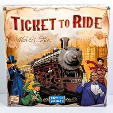 Days of Wonder Ticket To Ride by Alan R. Moon Train Adventure Game 100% COMPLETE