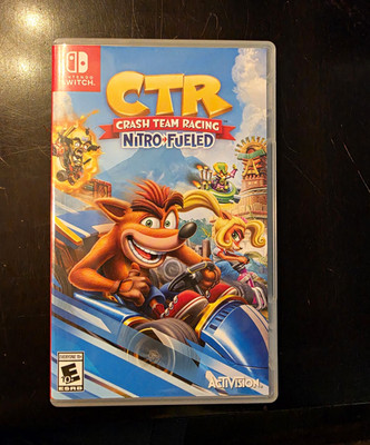 Activision CTR Crash Team Racing Nitro-Fueled Nintendo Switch w/ Case