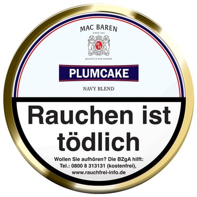 Pfeifentabak Mac Baren Plumcake Navy Blend 100 Gramm