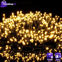 Lichterkette 2000Er Leds 50M Warmweiß Wasserdicht 8 Modi FüR Garten Party