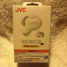 JVC - Marshmallow Plus True Wireless Headphones with Noise Cancelling - White