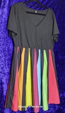 Shein Curve 1XL  midi Dress black and multicoloured 