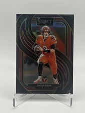 Joe Burrow 2024 Select Purple Prizm 9/75 Jersey numbered!