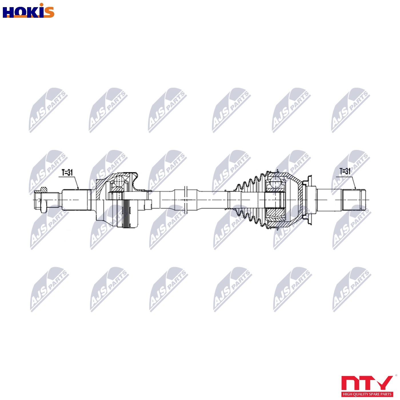 N.T.Y. NPW-JG-014.NTY Drive Shaft - Image 11