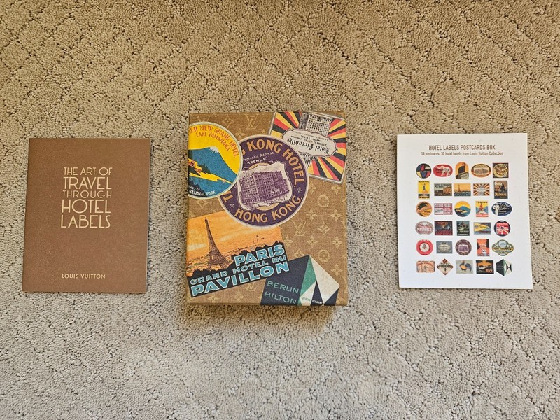 *RARE* LOUIS VUITTON HOTEL LABELS | 30 Postcards Art Of Travel