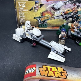 LEGO Star Wars Ezra's Speeder Bike Sabine Wren 75090 w Box Inst - Complete